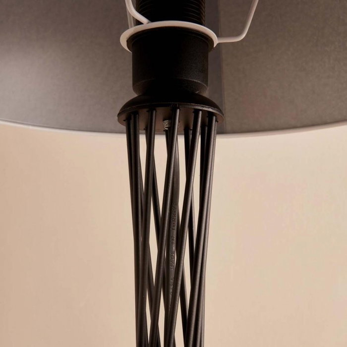Opviq Lámpara de Pie AYD-3498 Marrón y Negro Opviq Lámpara de Pie AYD-3498 Marrón y Negro